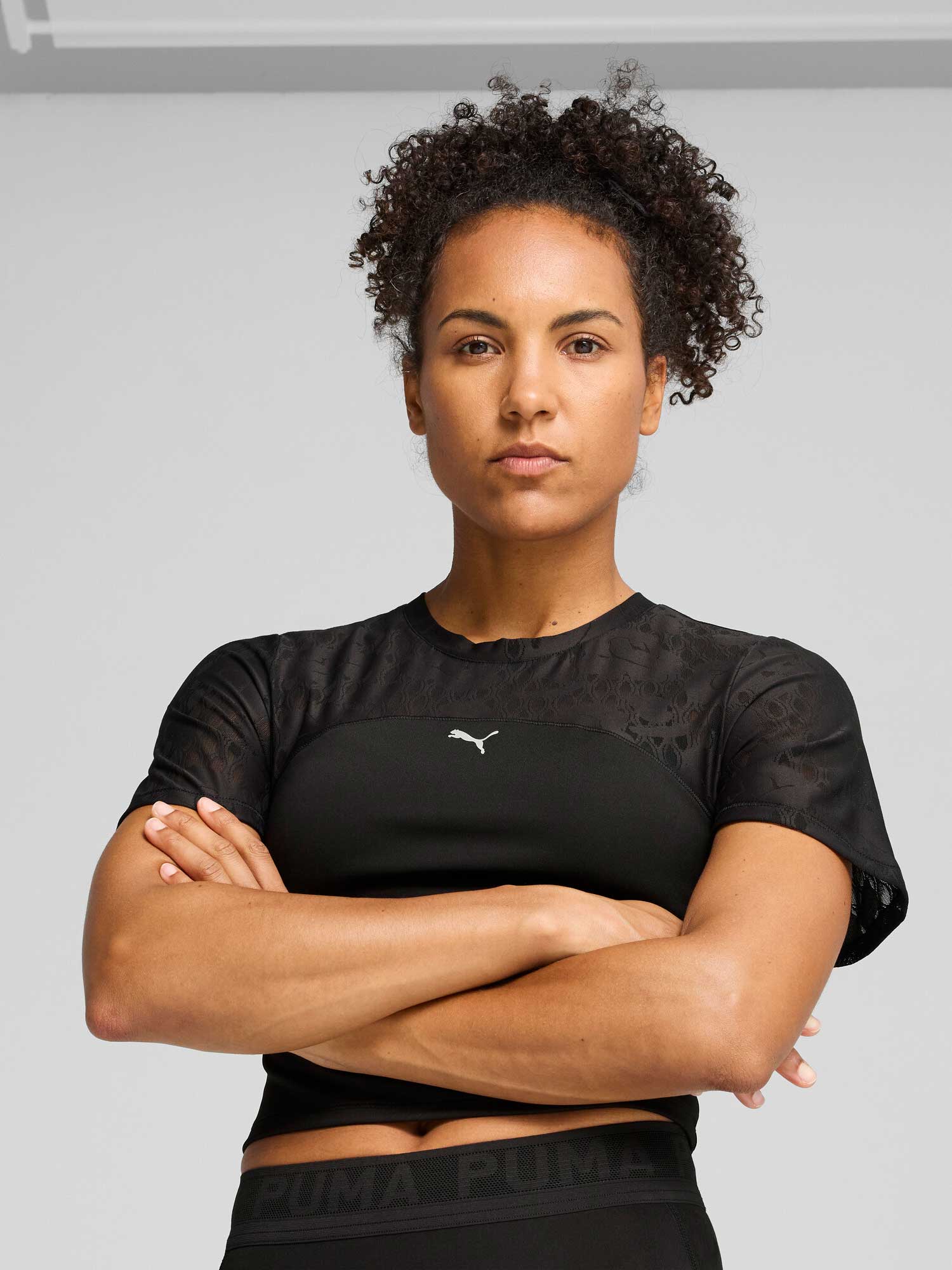 PUMA Тениска LACE TOP - SHORT