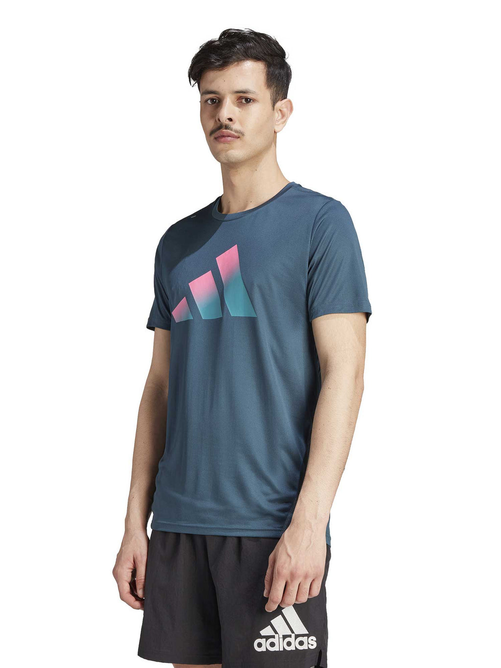 ADIDAS PERFORMANCE Тениска Run Icons 3 Bar Logo