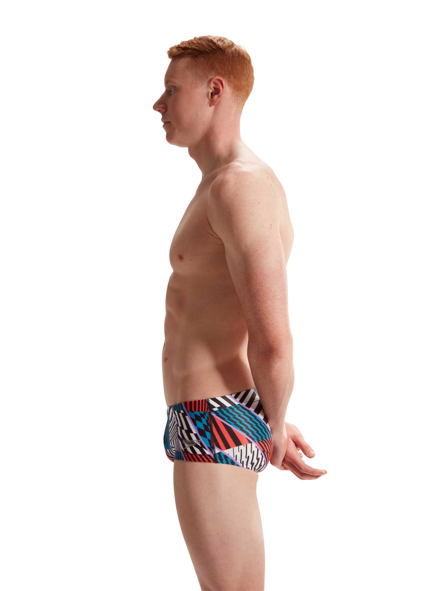 SPEEDO Бански MENS 13.5CM CLUB TRAINING ALLOVER BRIEF