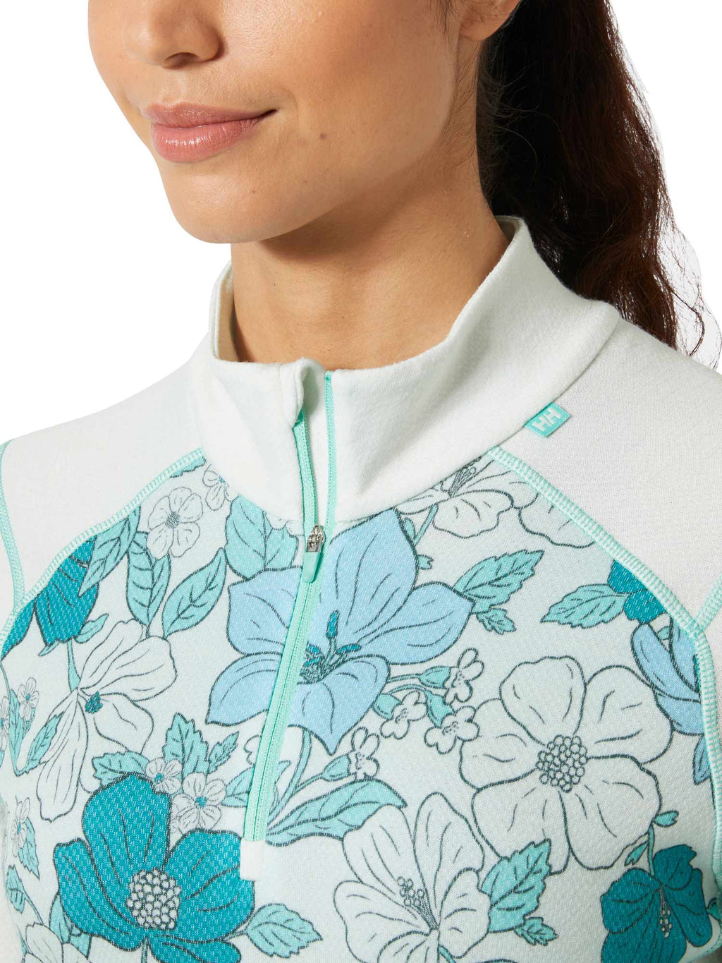 HELLY HANSEN Термоблуза W LIFA MERINO MIDW GRA 1/2 ZIP