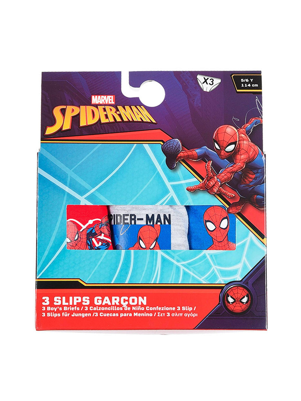 KIDS MOVIE HEROES Бельо - комплект 3 части SPIDERMAN