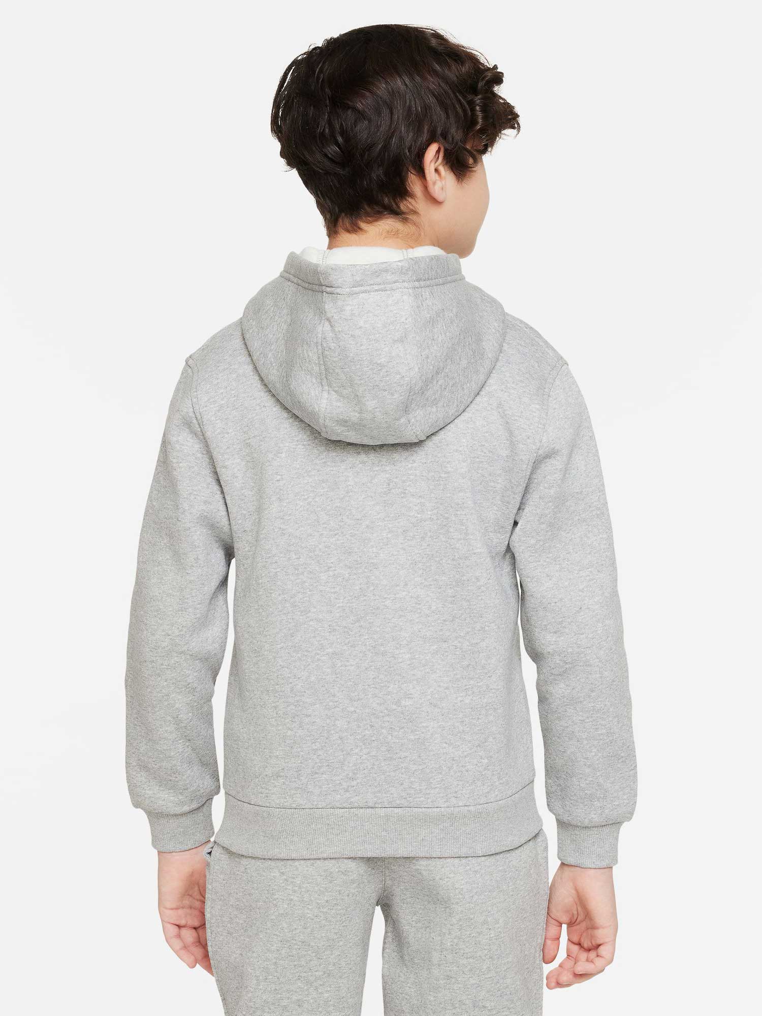NIKE Суитшърт K NSW CLUB FLC HD FZ LS LBR