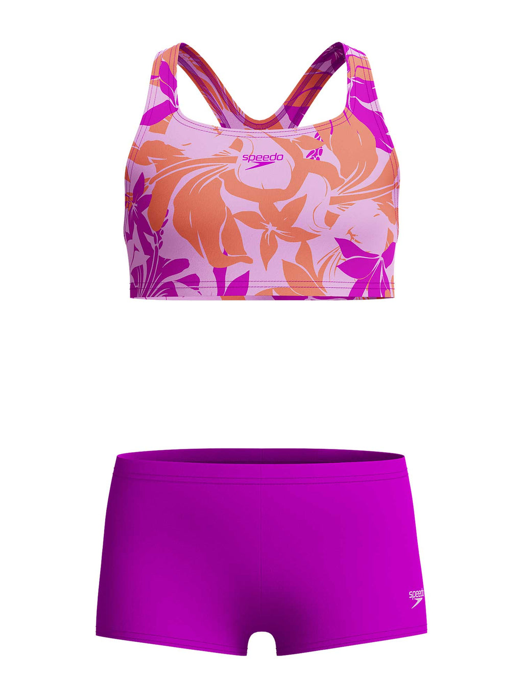 SPEEDO Бански 2 части GIRLS ALLOVER BOYLEG SHORT