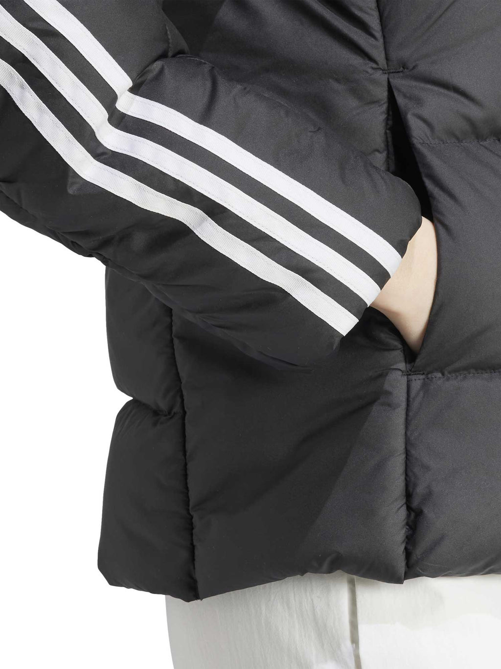ADIDAS SPORTSWEAR Яке Essentials 3-Stripes Mid Down Hooded