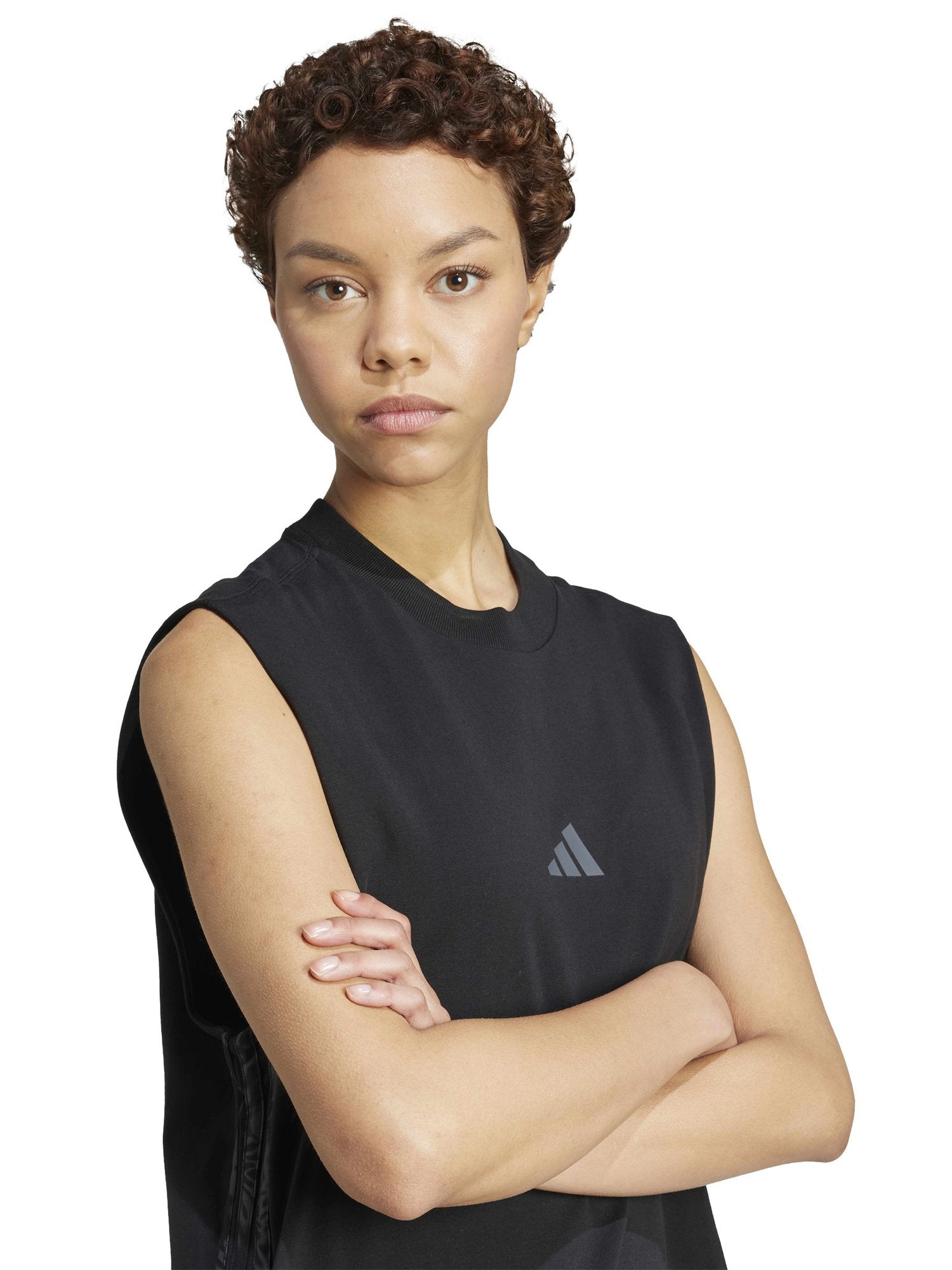 ADIDAS SPORTSWEAR Рокля Essentials 3-Stripes Print Sleeveless Dress
