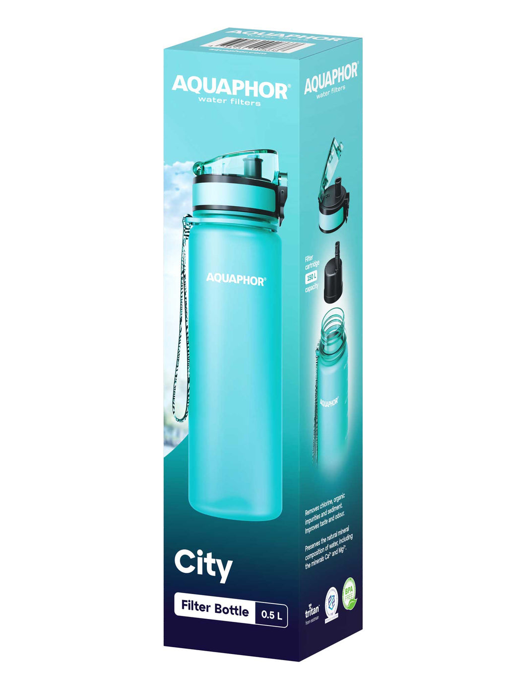 AQUAPHOR Филтрираща бутилка City 500 ml