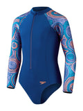 SPEEDO Цял бански GIRLS LONG SLEEVE SWIMSUIT