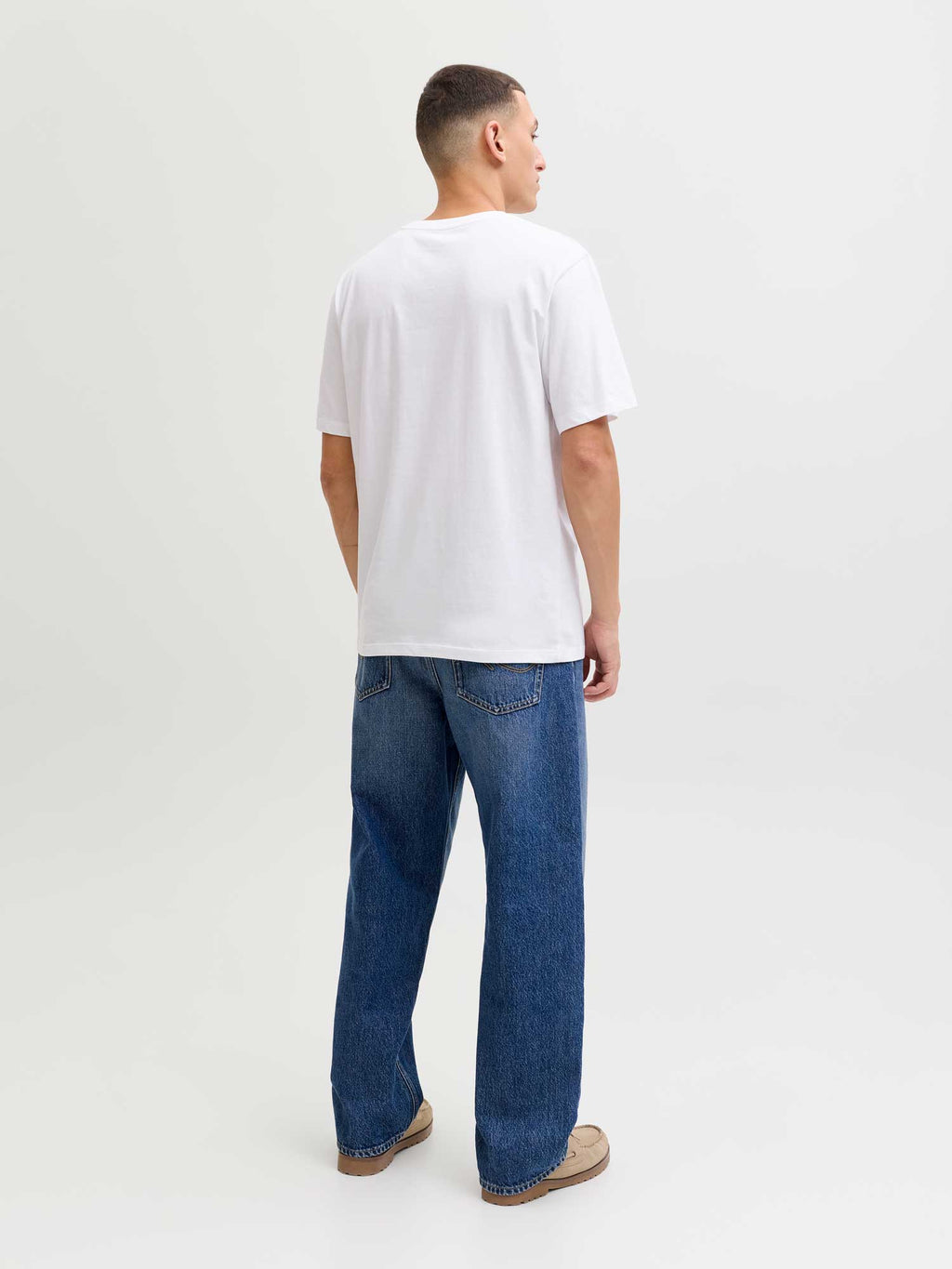 JACK & JONES Тениска JJCOLE PRINT TEE SS CREW NECK