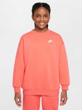 NIKE Блуза G NSW CLUB FLC OVRSZD CREW LBR