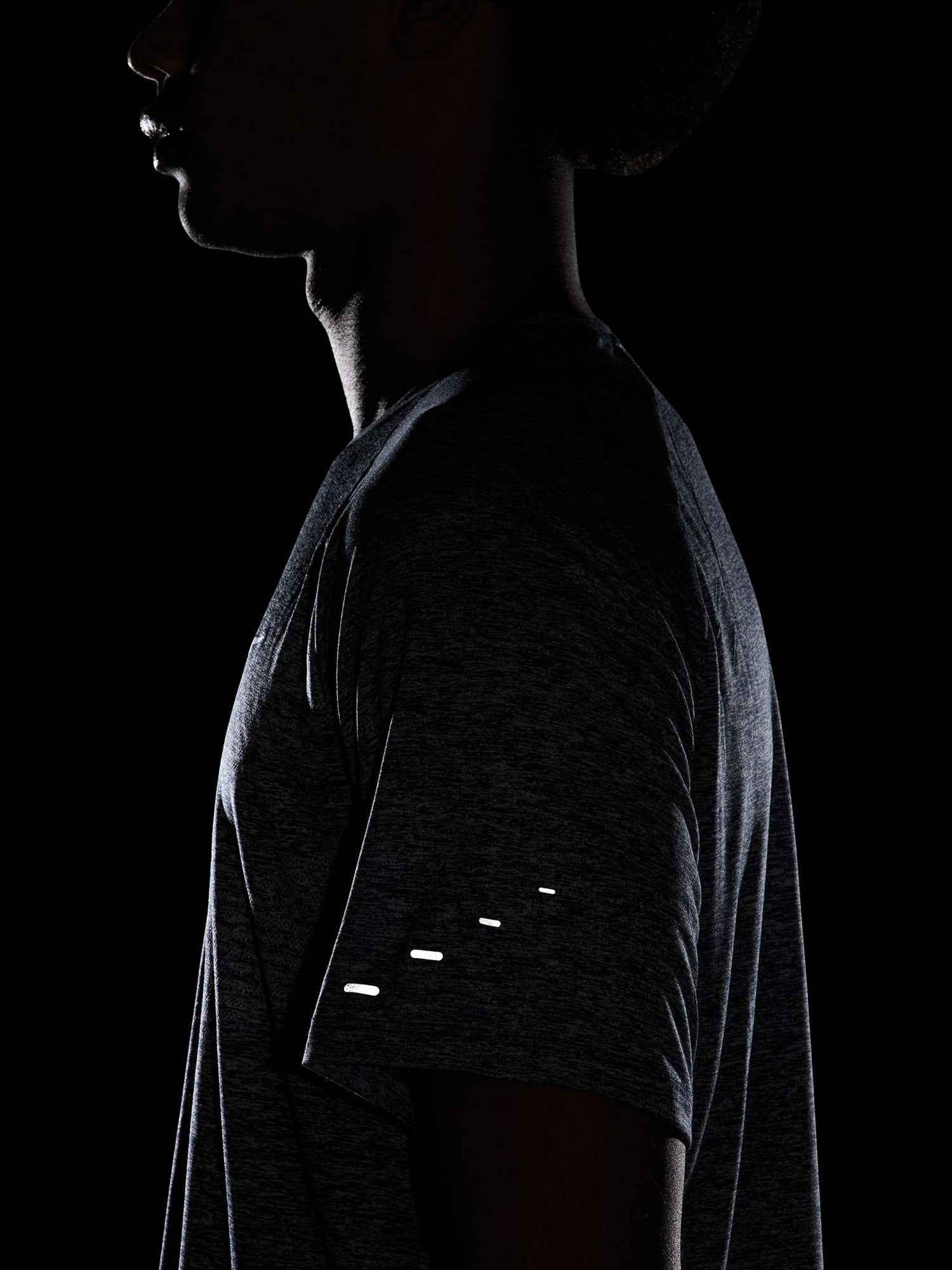 NIKE Тениска M NK DFADV STRIDE SS TOP