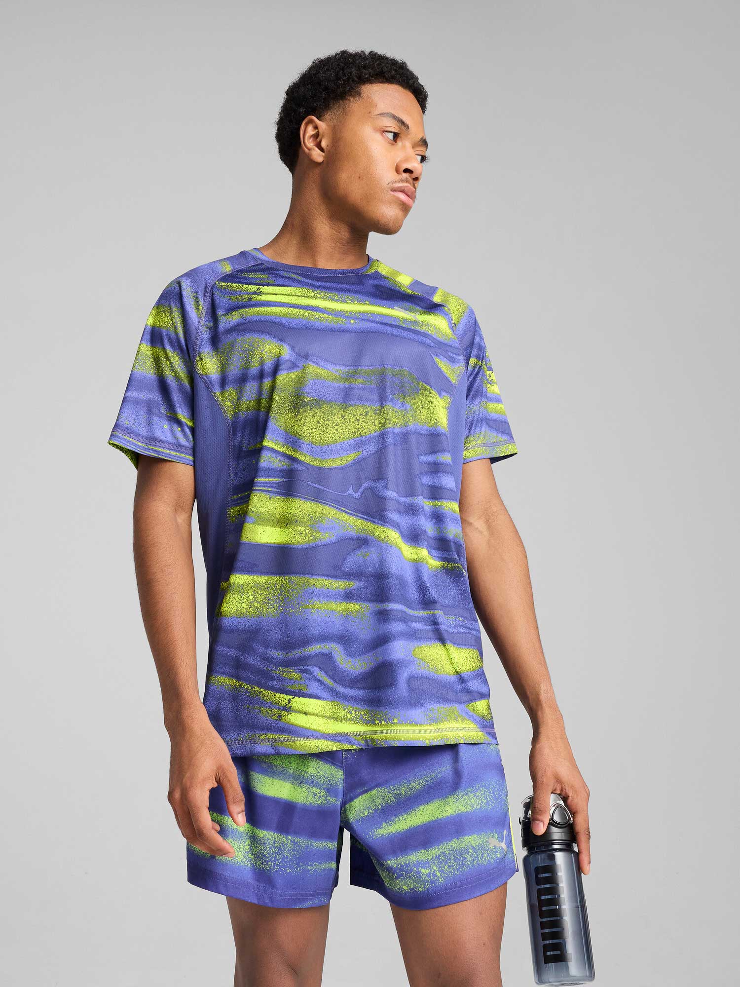 PUMA Тениска RUN VELOCITY AOP TEE M (POLY)