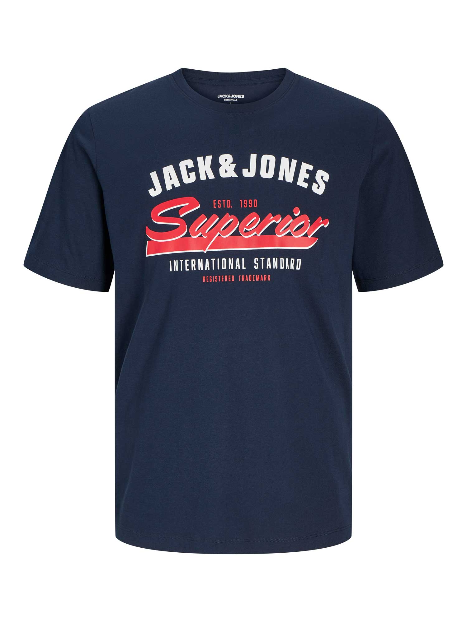 JACK & JONES Тениска JJELOGO TEE SS O-NECK 2 COL SS25 SN