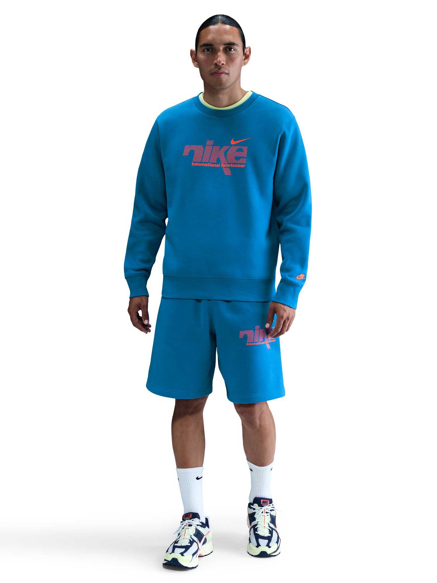 NIKE Блуза M NK CLUB BB CREW SWSH SPORT