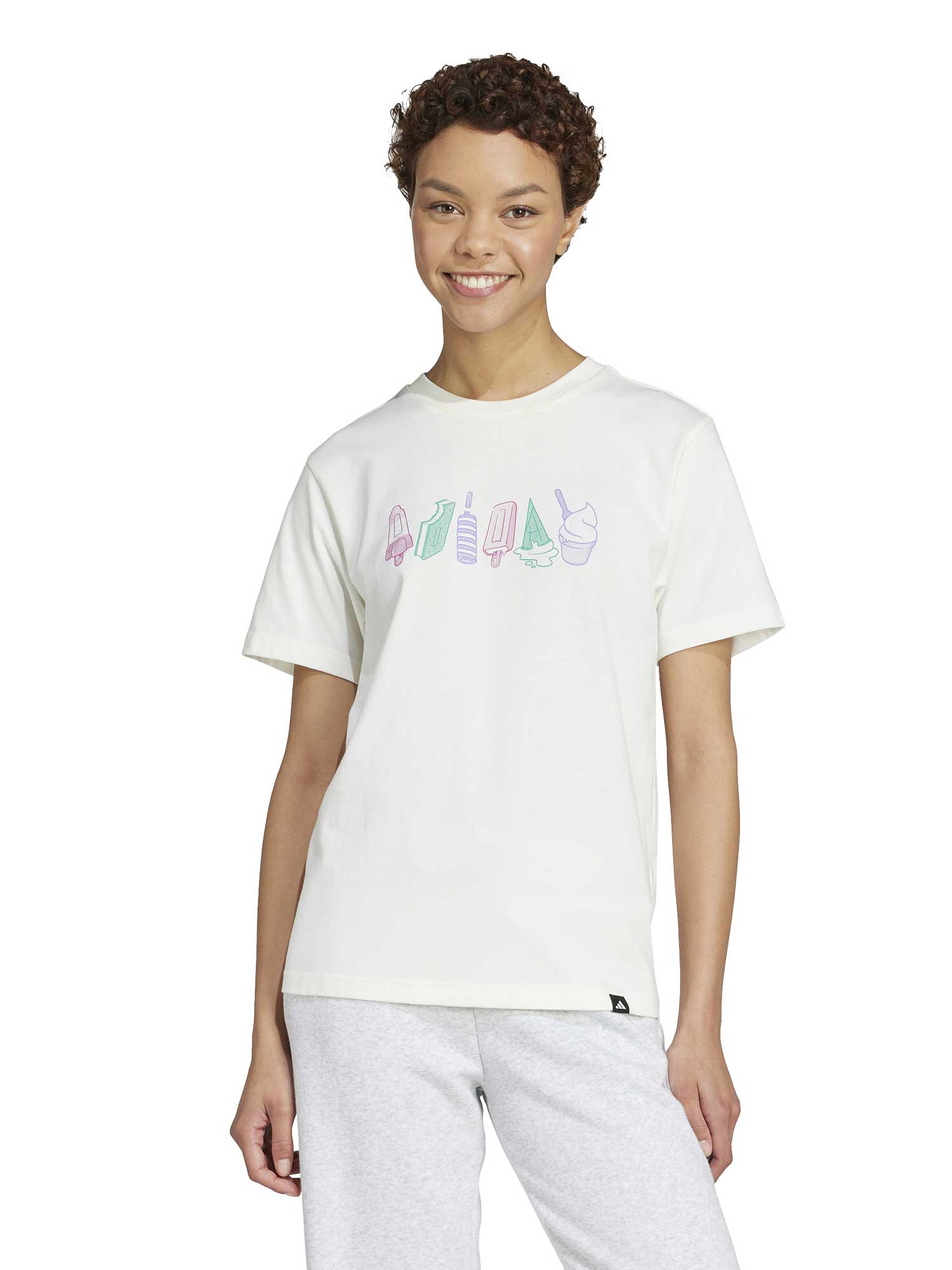 ADIDAS SPORTSWEAR Тениска Lounge Food Graphic T-Shirt