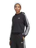ADIDAS SPORTSWEAR Суитшърт Essentials 3-Stripes French Terry Crop