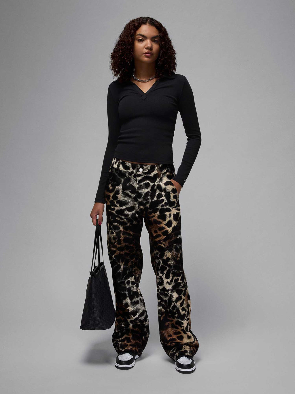 JORDAN Блуза W J LS KNIT TOP HO 2