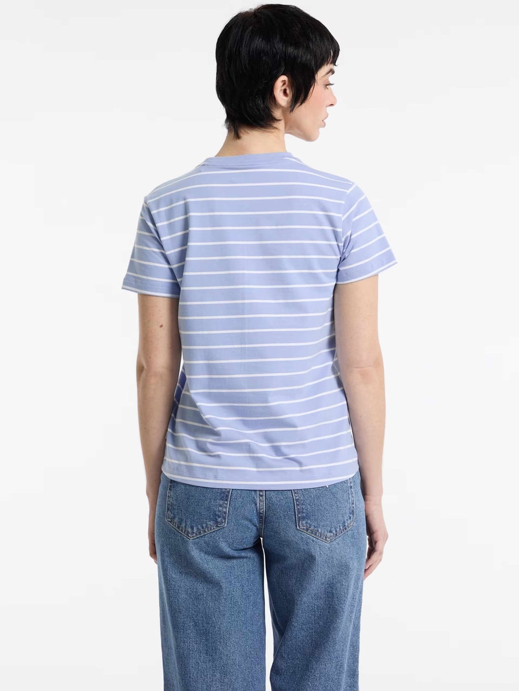 GUESS JEANS Тениска GJ SS CN REG YD STRIPED TEE