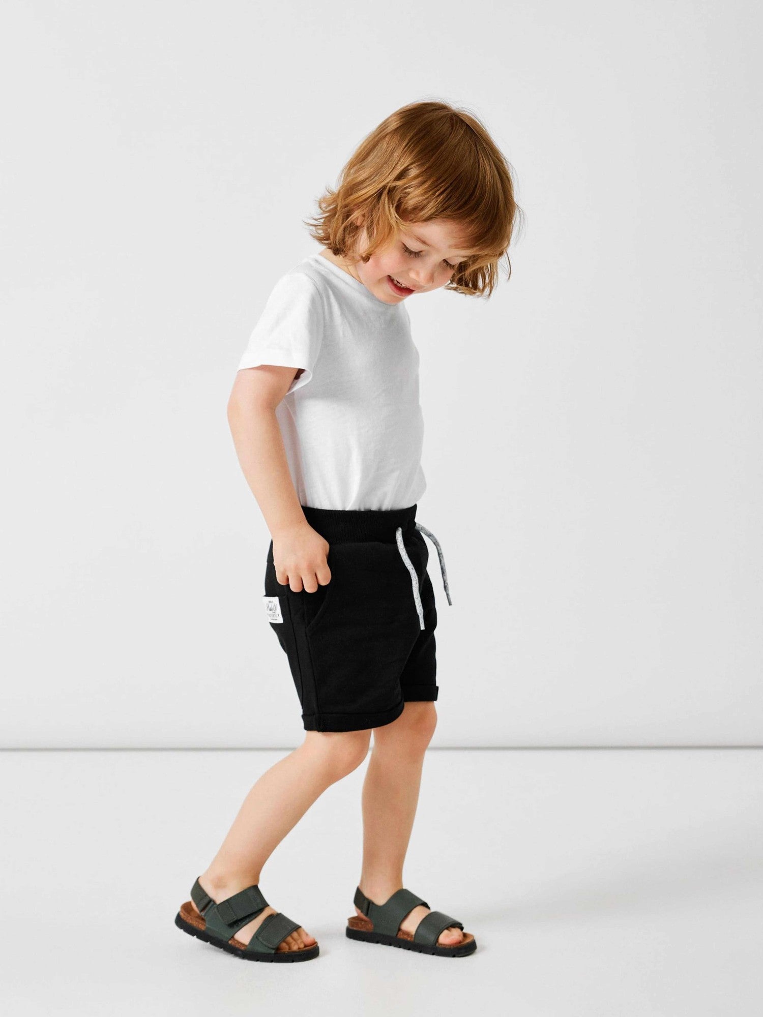 NAME IT Къси панталони NKMHONK SWE LONG SHORTS UNB NOOS