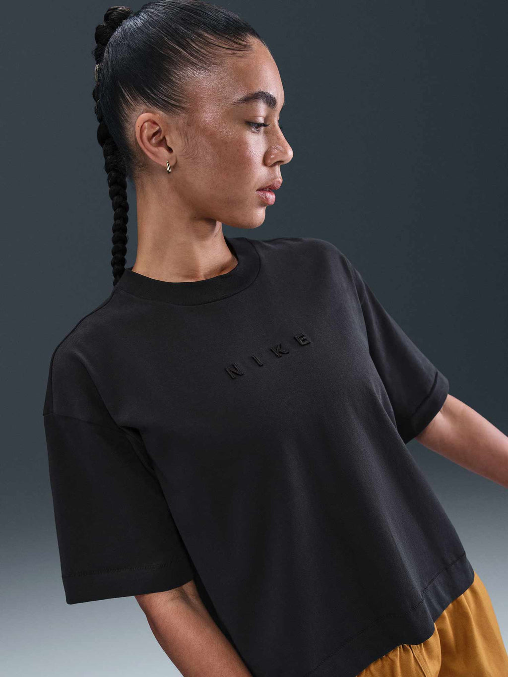 NIKE Тениска W NSW LUXE SS TEE BOXY