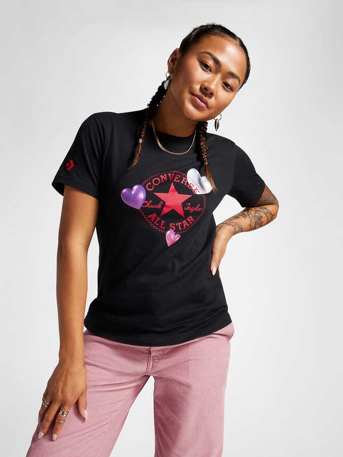 CONVERSE Тениска BEMY2K Slim Fit Tee
