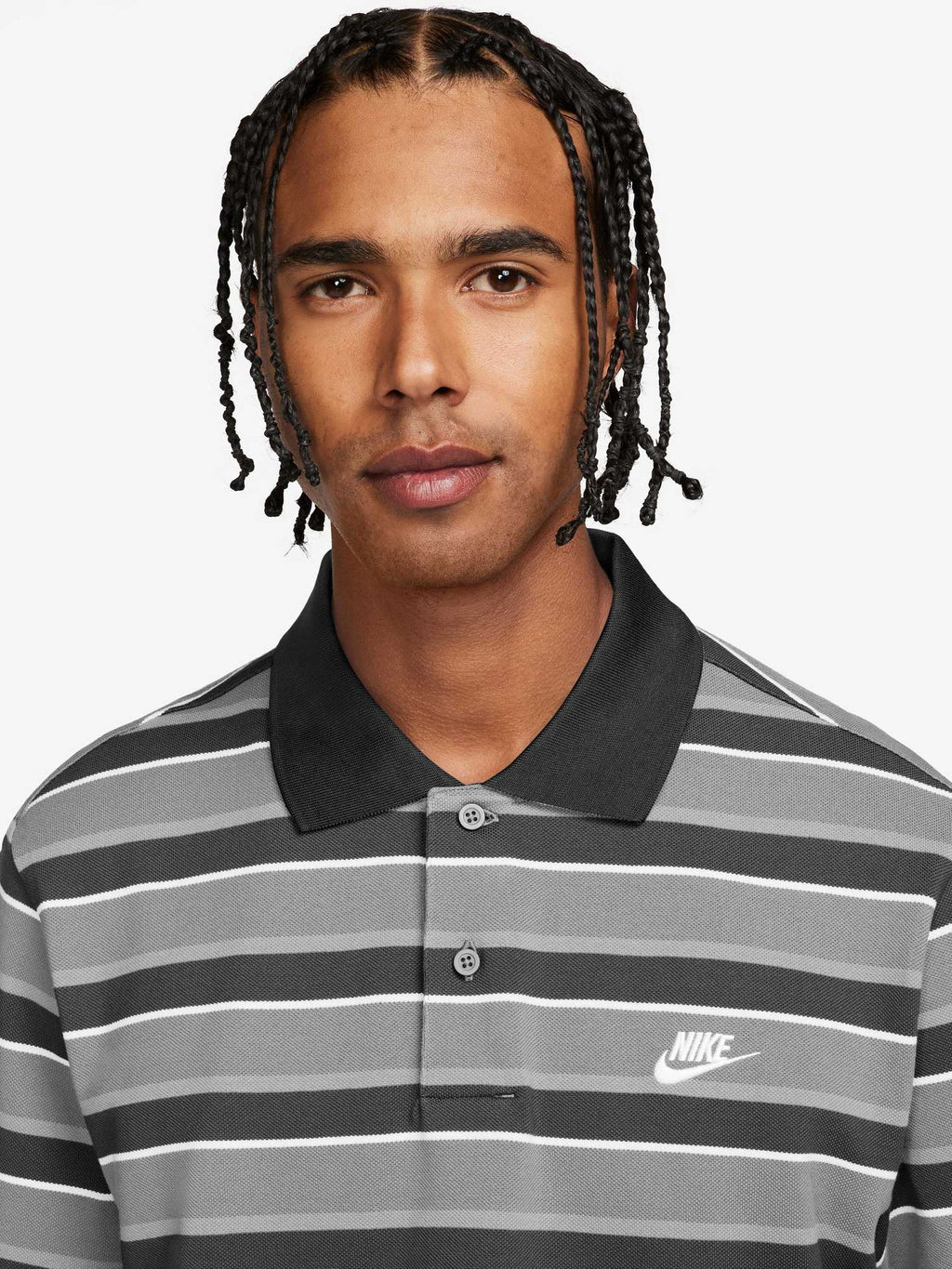 NIKE Тениска M NK CLUB STRIPE POLO