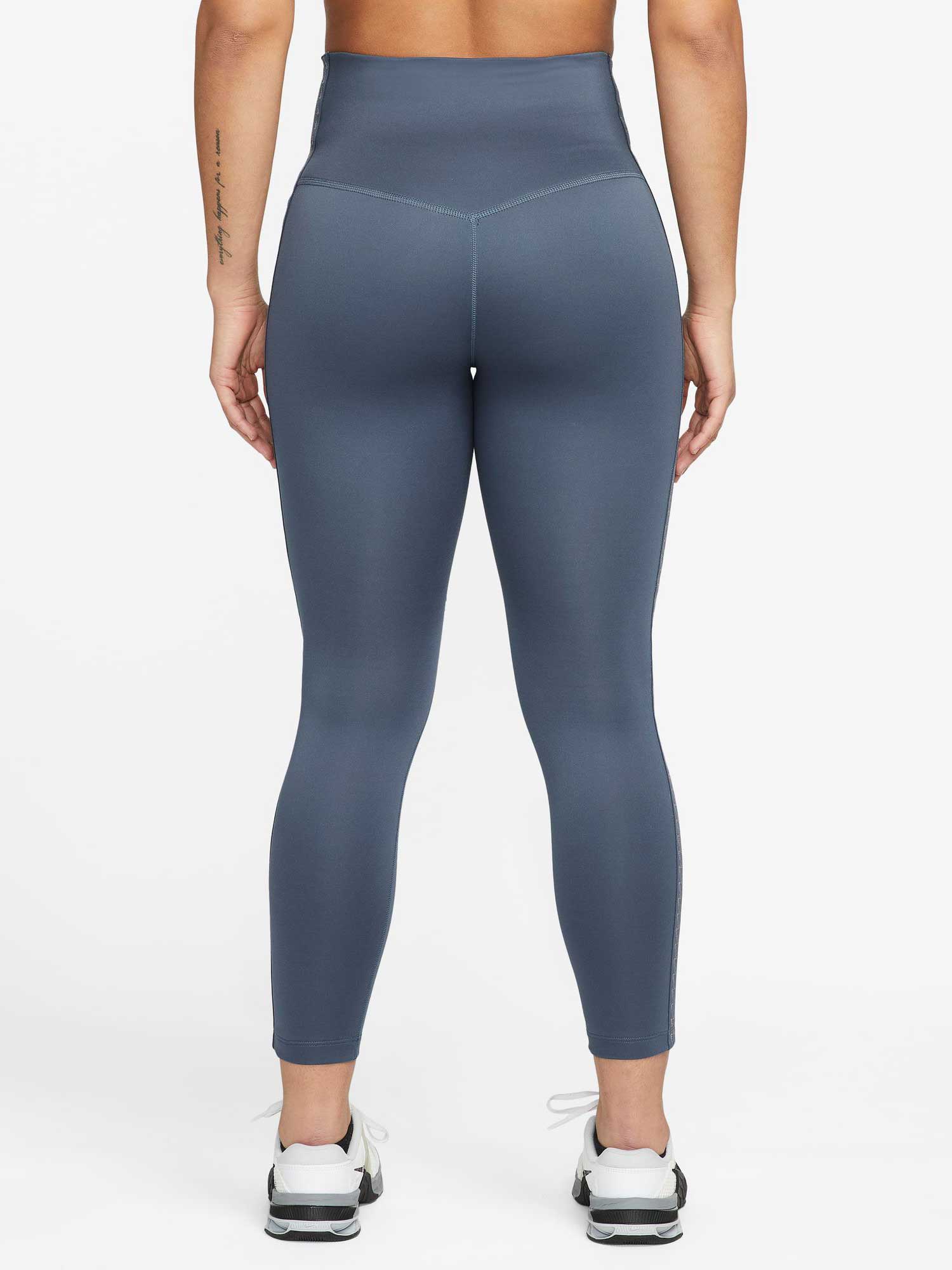 NIKE Клин W NK ONE TF HR 7/8 TIGHT MTLC