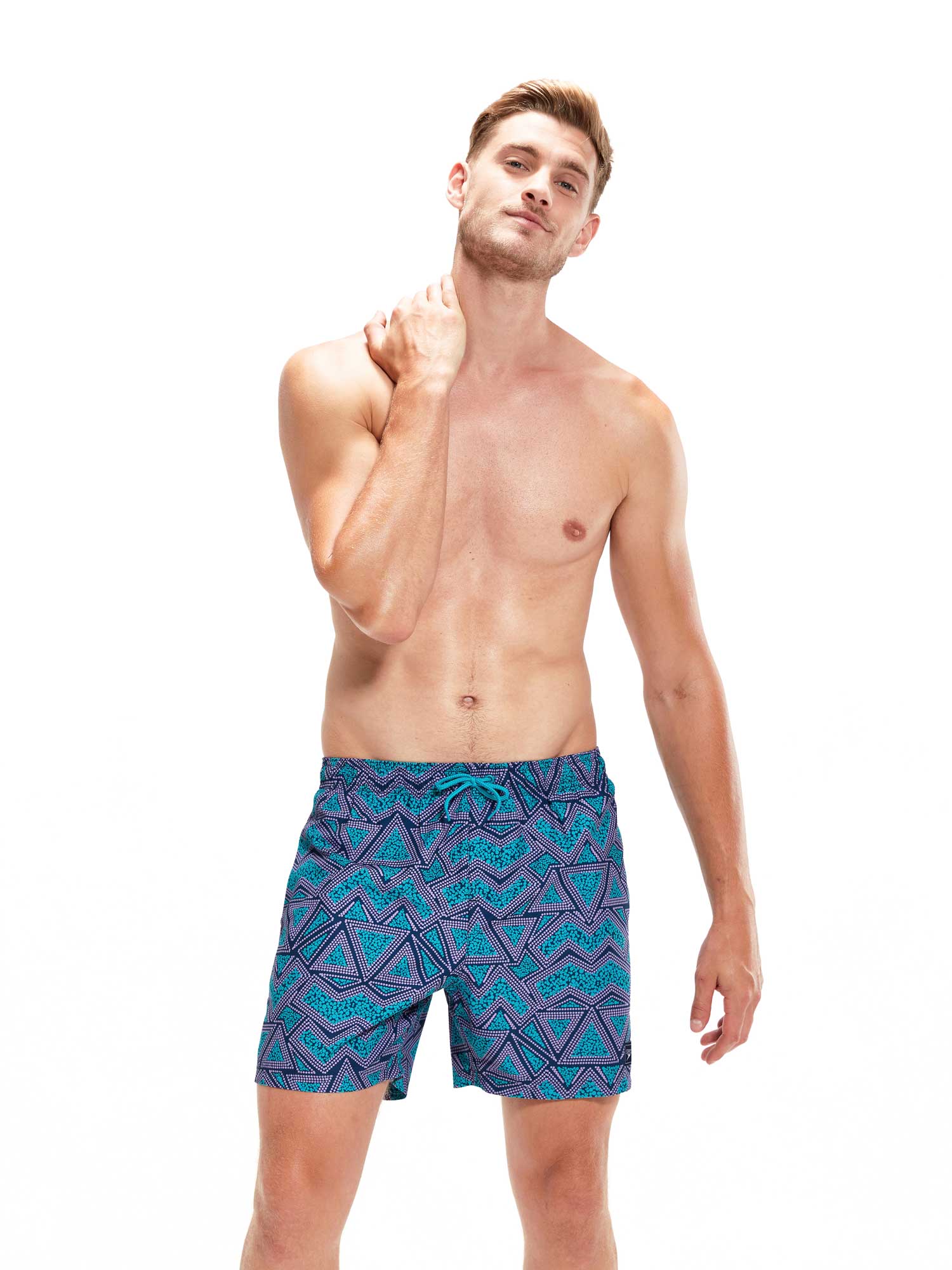 SPEEDO Плувни шорти MENS PRINTED LEISURE 16'' WATERSHORT