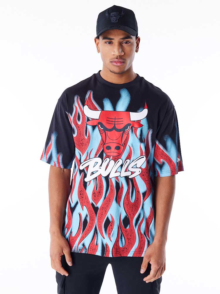 NEW ERA Тениска NBA FLAME OS TEE CHIBUL