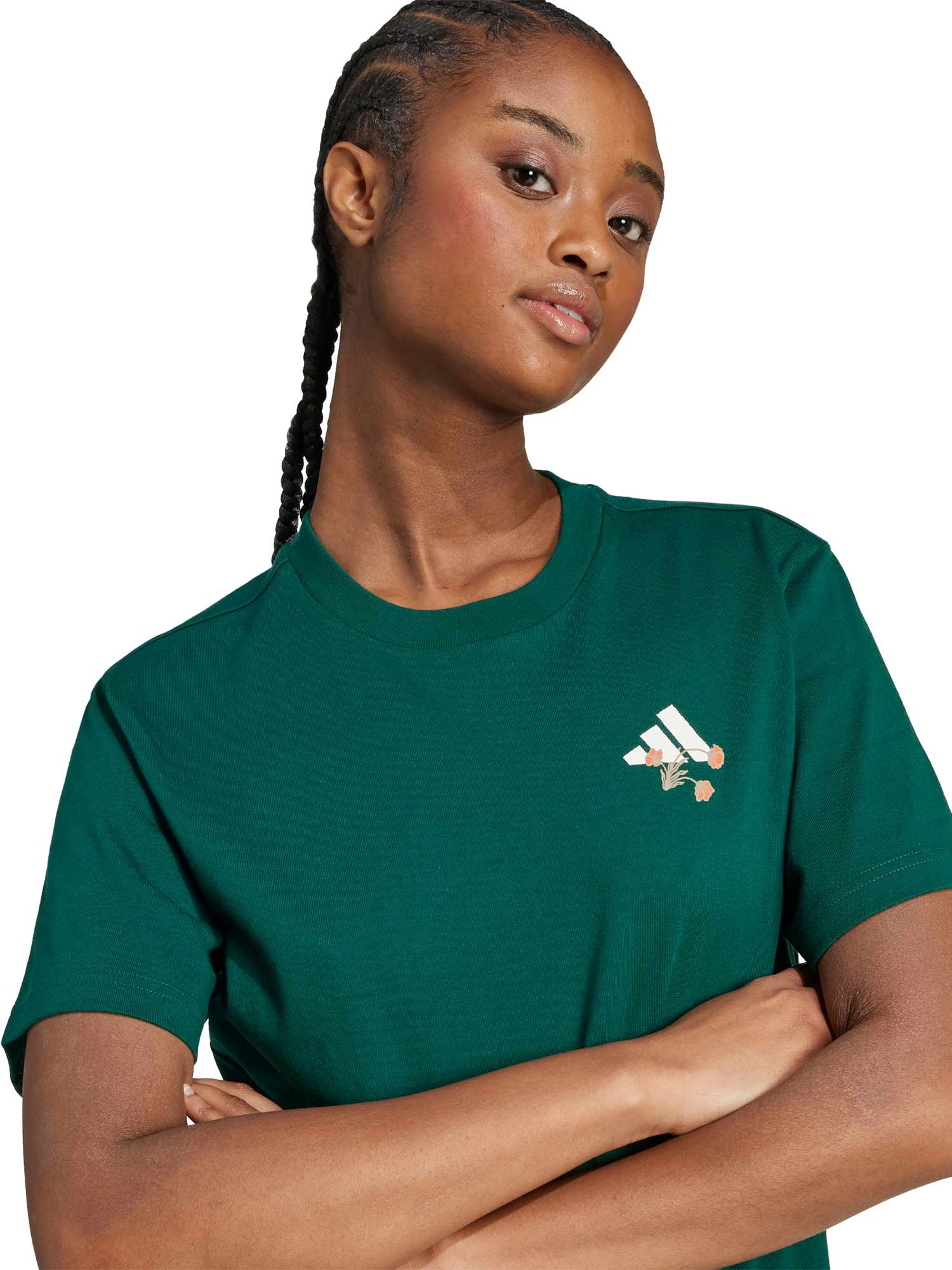 ADIDAS SPORTSWEAR Тениска Tiro Floral Graphic T-Shirt