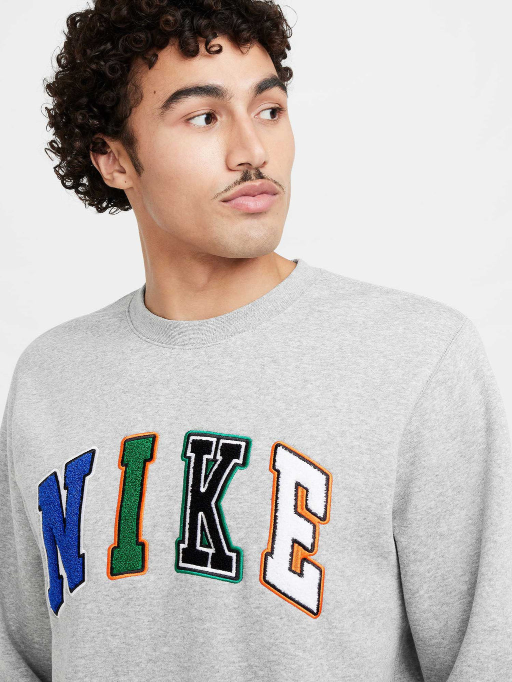 NIKE Блуза M NK CLUB BB CREW LETTERS