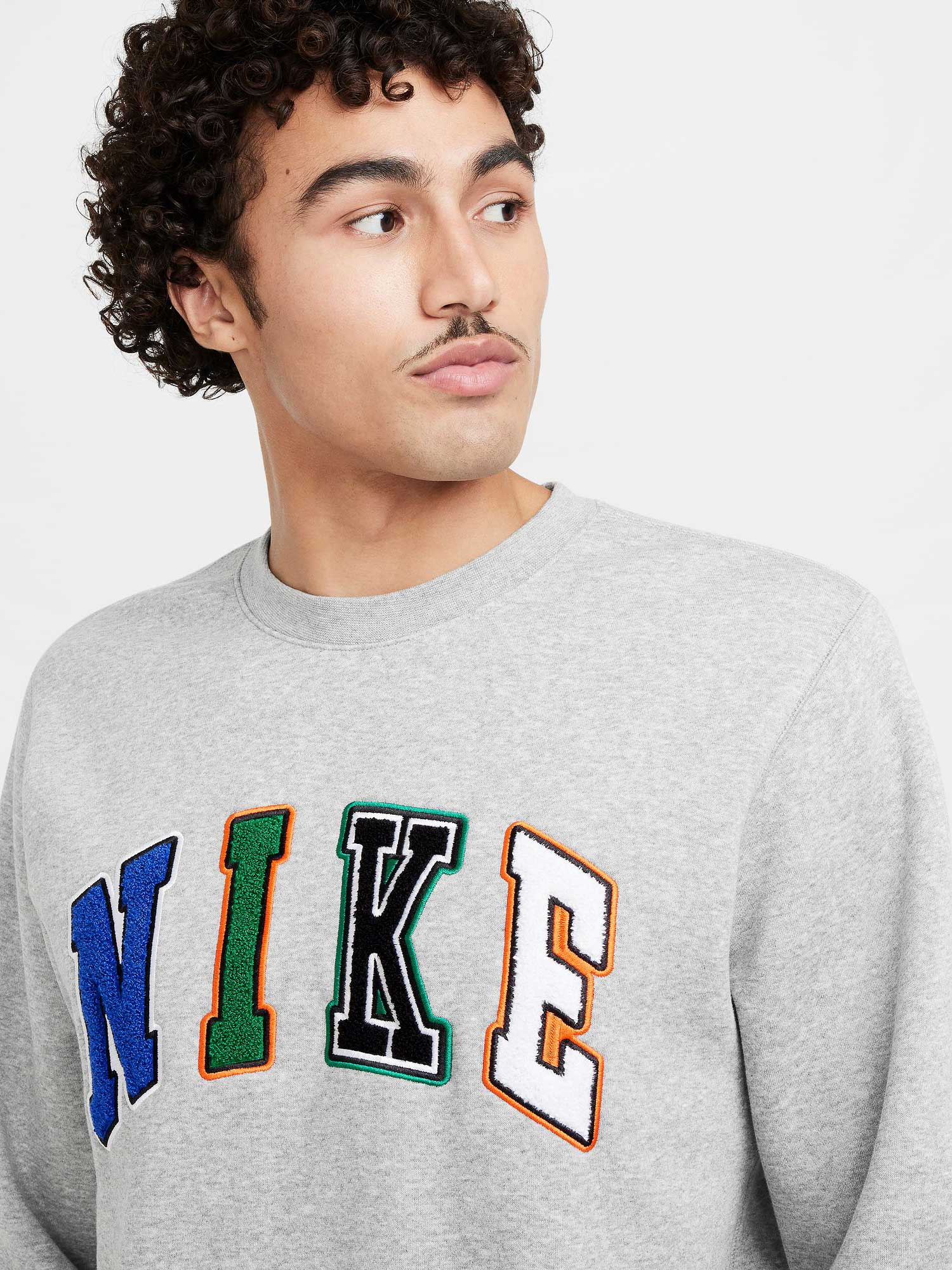 NIKE Блуза M NK CLUB BB CREW LETTERS