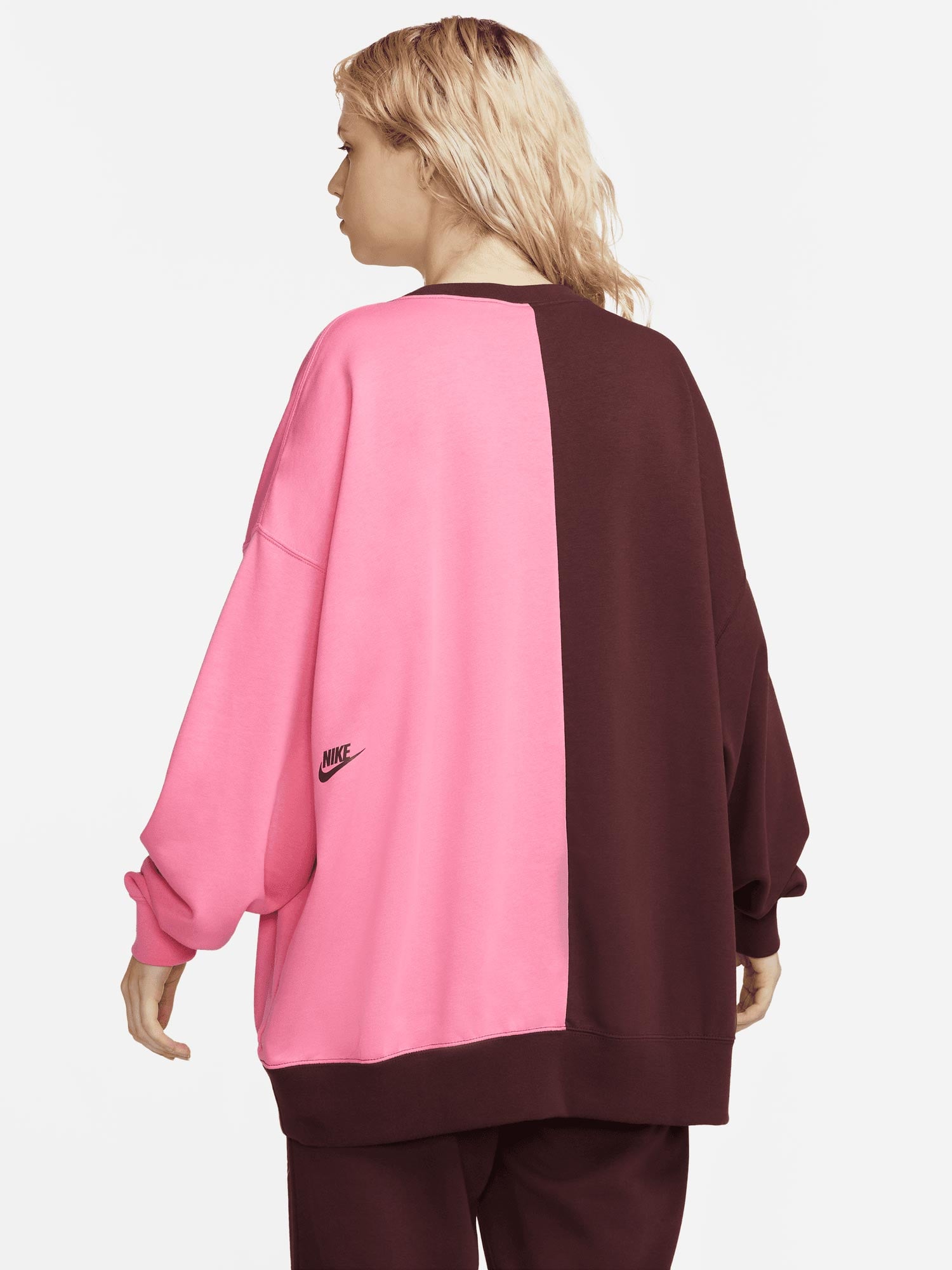NIKE Блуза W FT FLC OOS CREW DNC