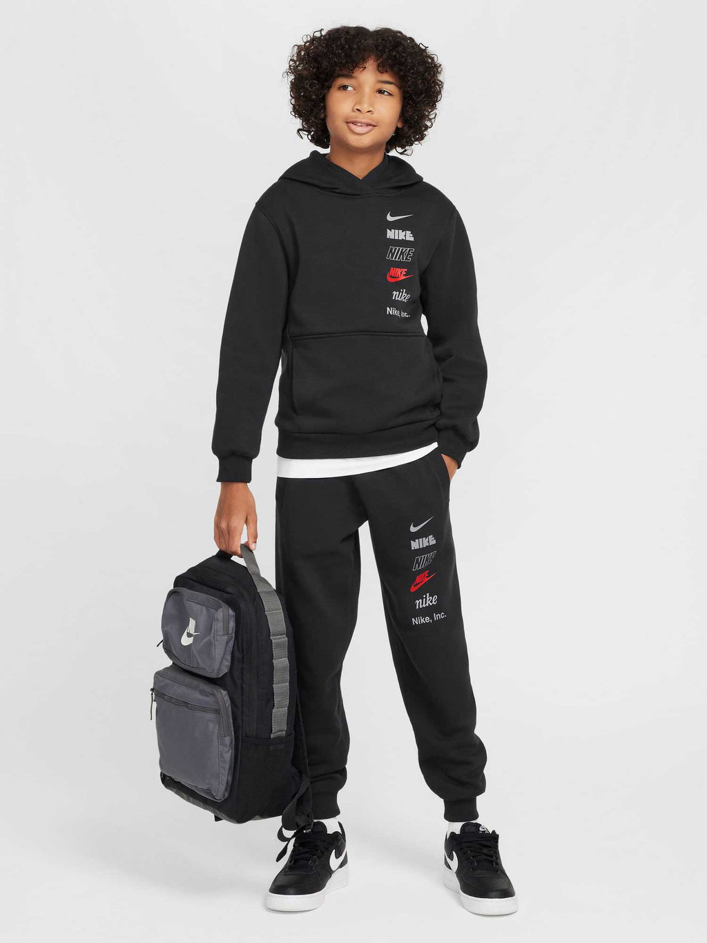 NIKE Суитшърт K NSW CLUB FLC HDY MLOGO