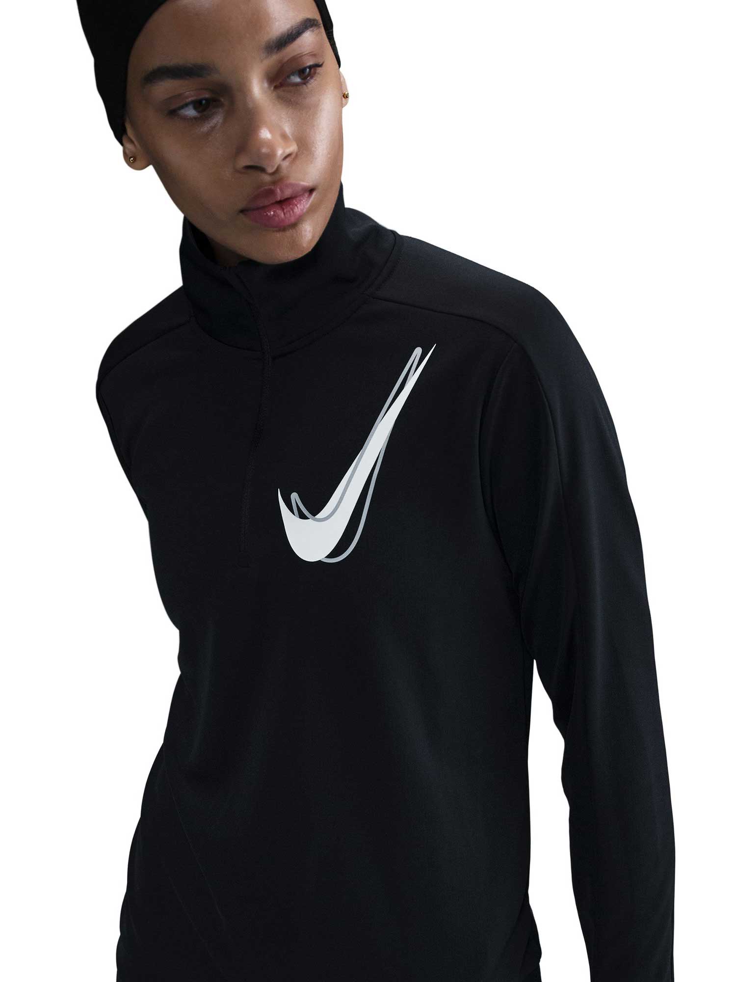 NIKE Блуза W NK SWSH HBR HZ MID