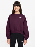 NIKE Блуза G NSW CLUB FLC BXY CRW LBR