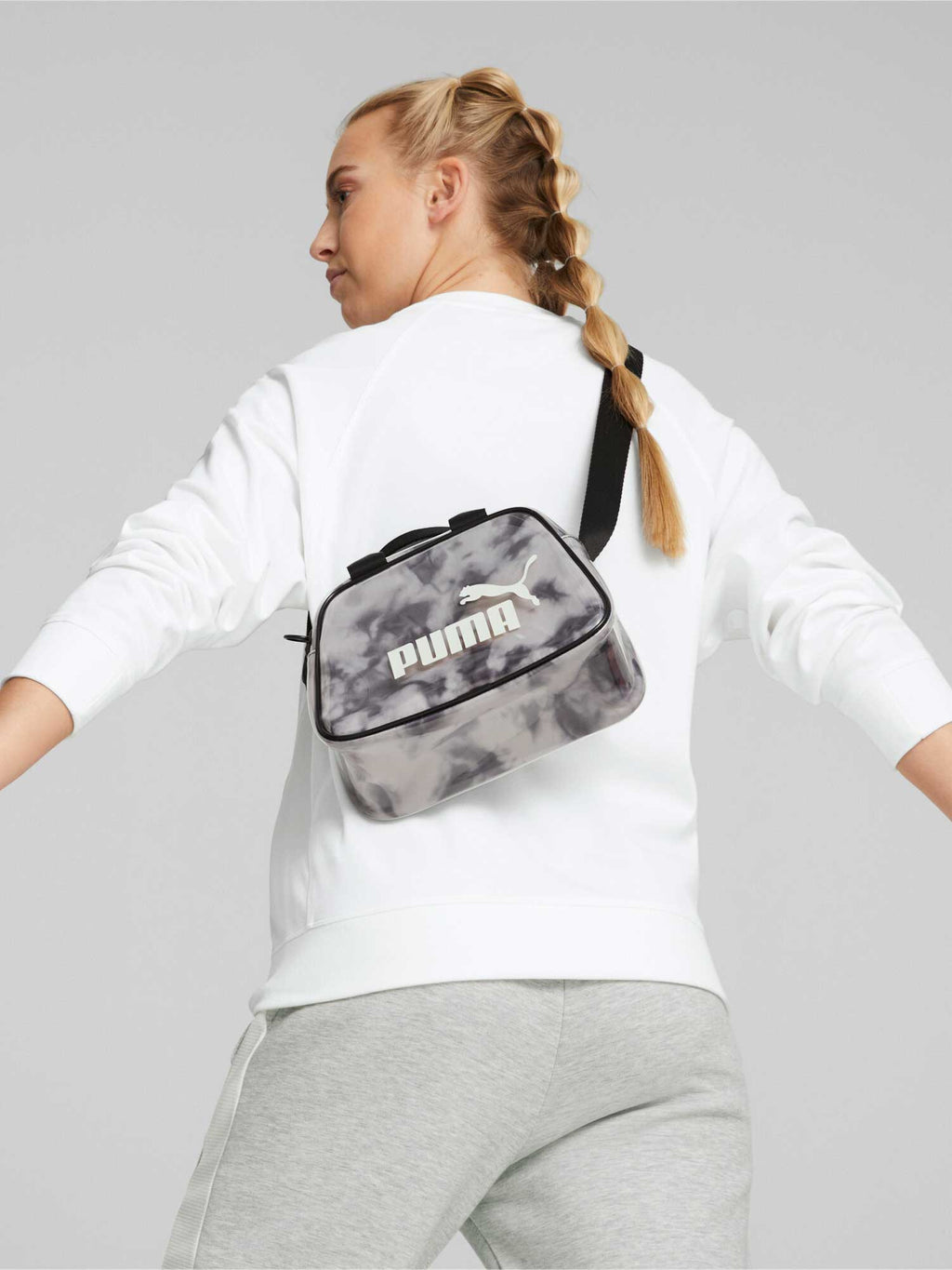 PUMA Чанта Core Transparent Boxy X-Body