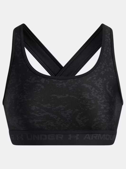 UNDER ARMOUR Спортен сутиен Crossback Mid Print