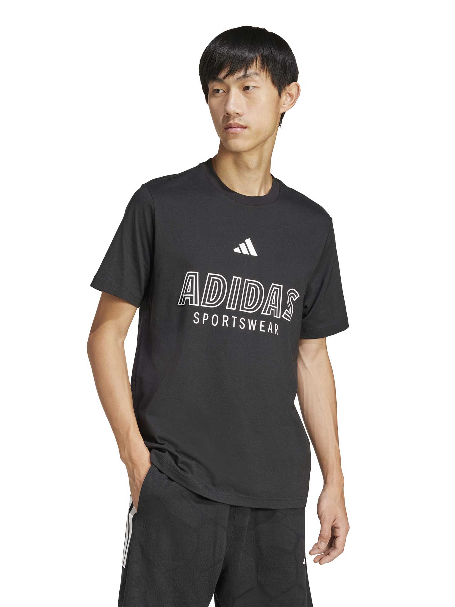 ADIDAS SPORTSWEAR Тениска House of Tiro Linear Graphic T-Shirt