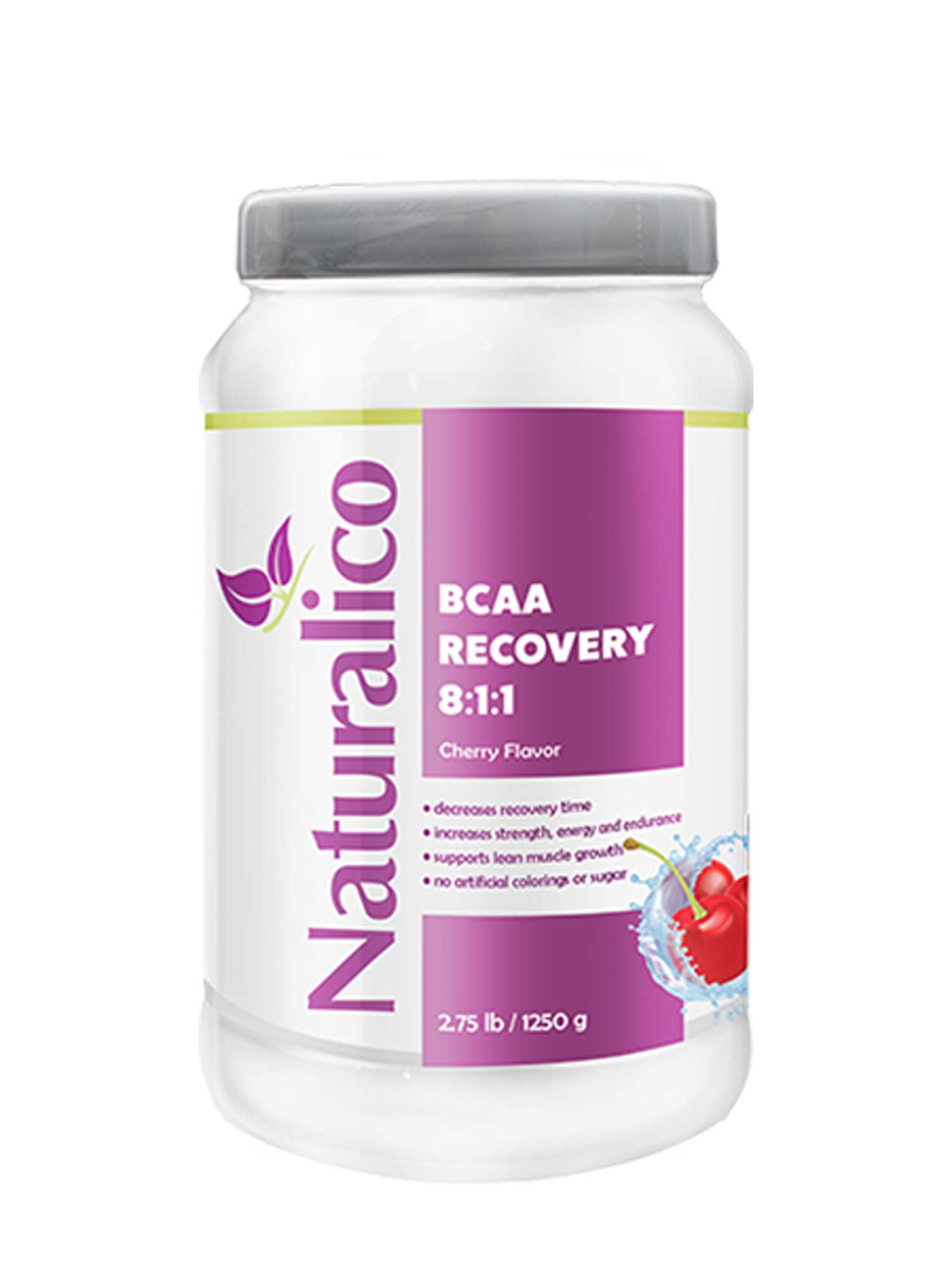 NATURALICO BCAA Recovery 8:1:1 1250 g / 90 дози-мандарина