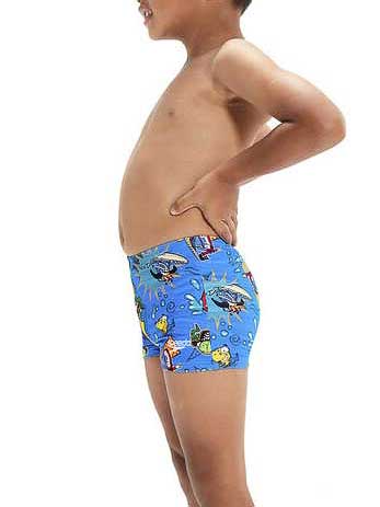 SPEEDO Бански BOYS LEARN TO SWIM ALLOVER AQUASHORT