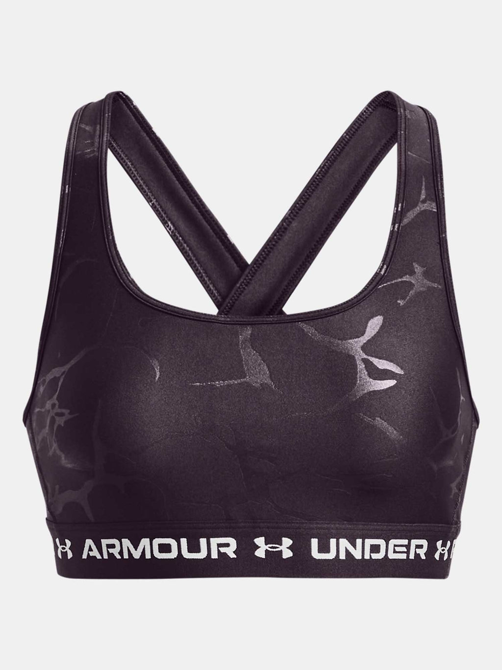 UNDER ARMOUR Спортен сутиен Crossback Mid Emboss