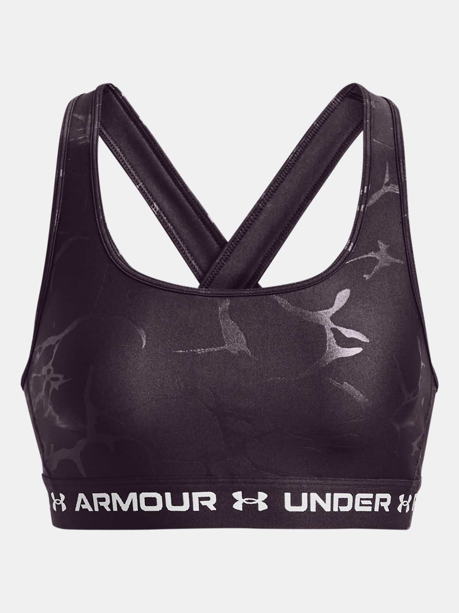 UNDER ARMOUR Спортен сутиен Crossback Mid Emboss