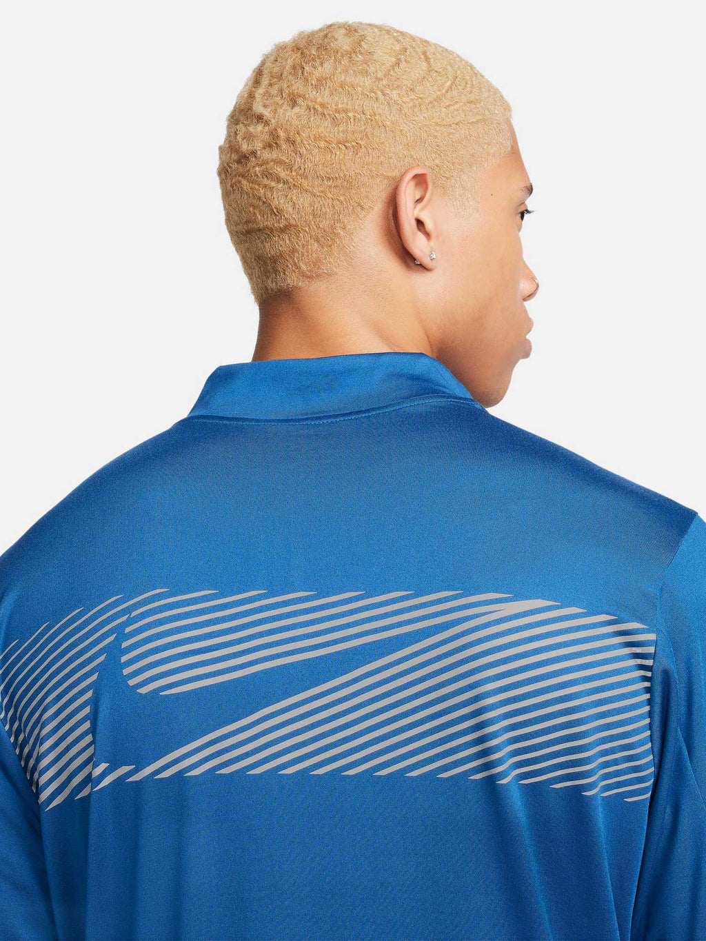 NIKE Блуза M NK DF ELMNT TOP HZ FLASH HBR