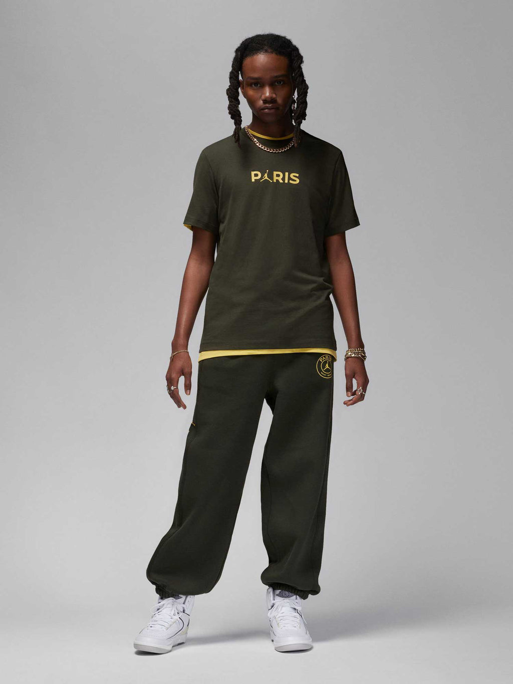 NIKE Тениска M J PSG SS LOGO TEE