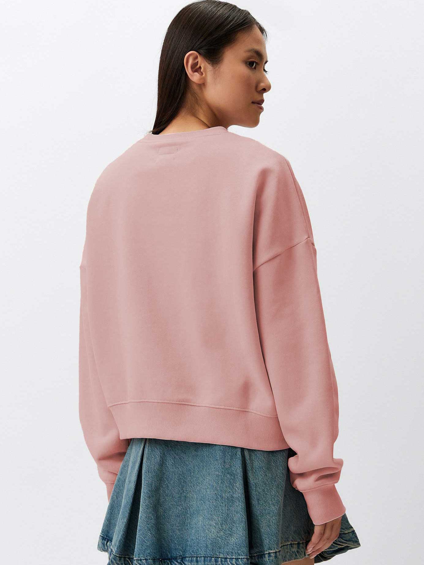GUESS JEANS Блуза GJ CN OS ICONIC TRIANGLE SWEAT