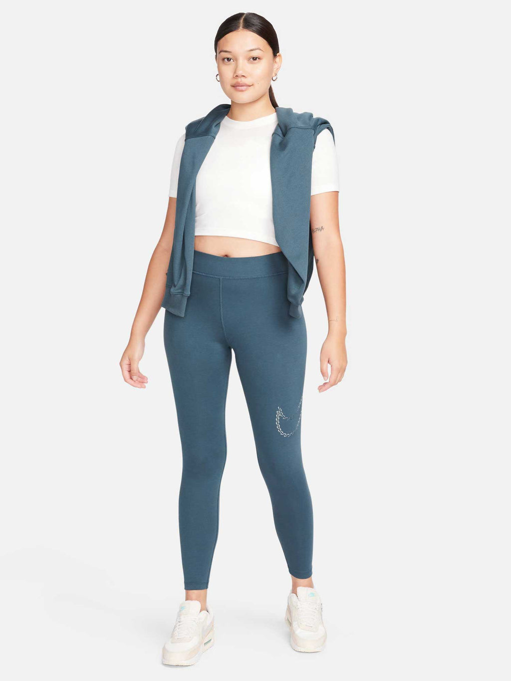 NIKE Клин W NSW PE SHINE HR TGHT