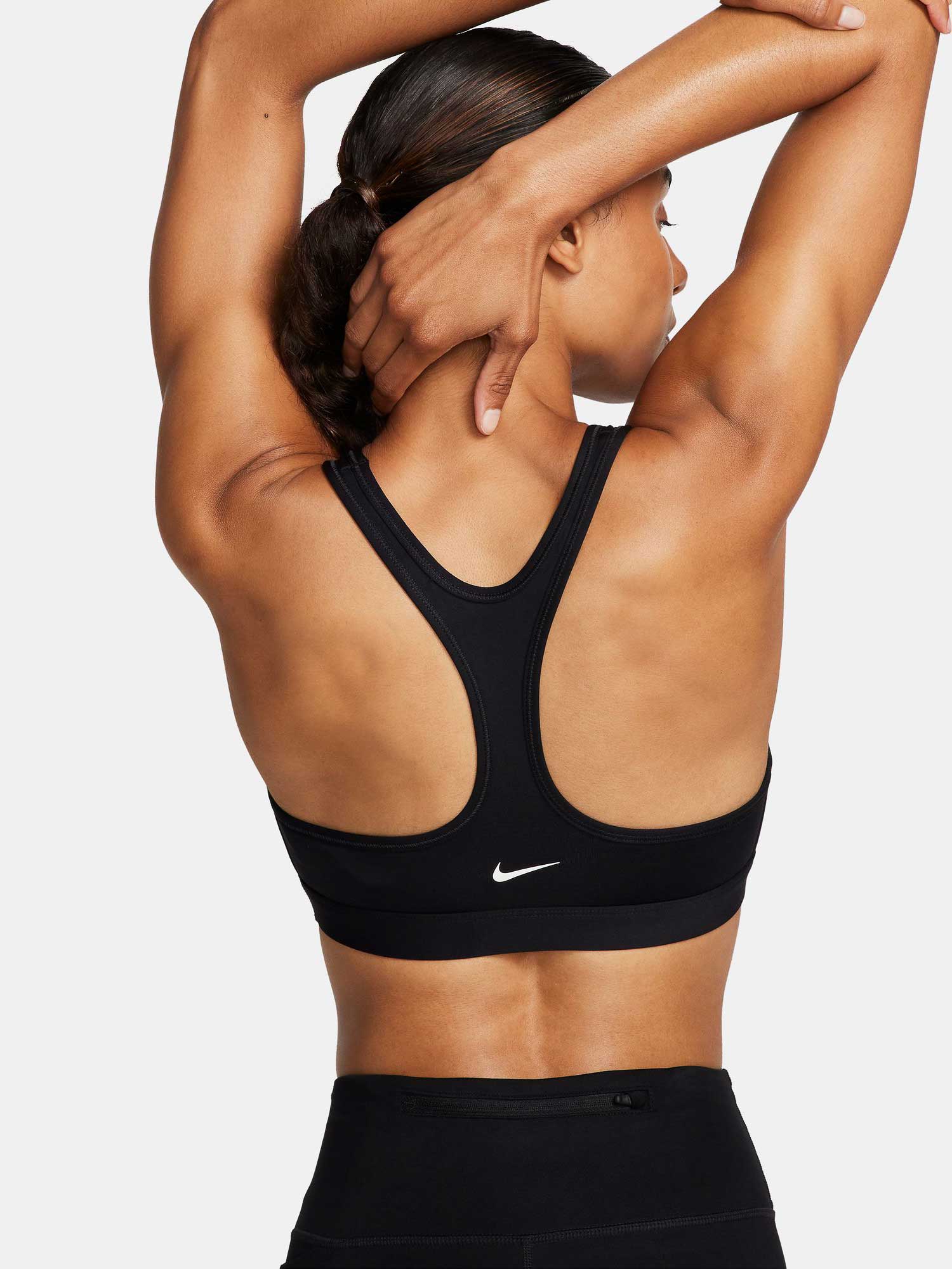 NIKE Спортен сутиен W NK SWSH LS HBR BRA