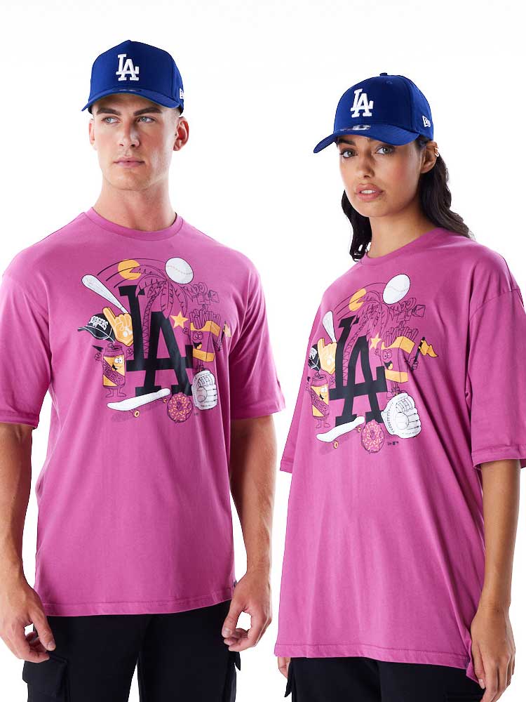 NEW ERA Тениска MLB FOOD GRPHC OS TEE LOSDOD