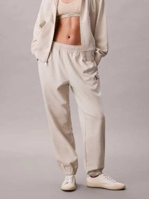 Calvin Klein Jeans Спортно долнище MONOLOGO FRENCH TERRY JOGGER