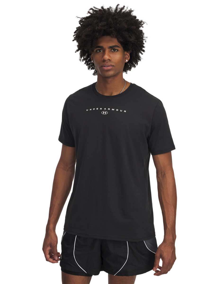 UNDER ARMOUR Тениска M STACKED LOGO SS